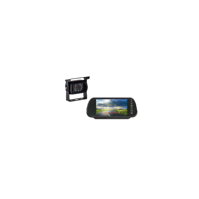 Rétroviseur Ecran 7 LCD + Caméra De Recul